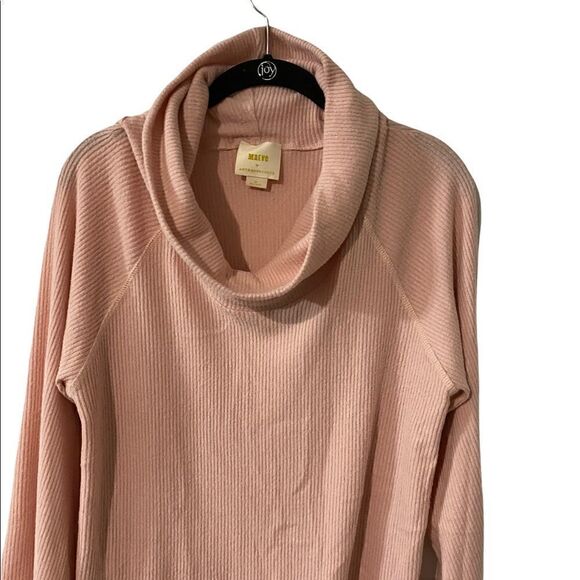 MAEVE ANTHRO Soft Pink Knit Cowl Neck Sweater Medium - Picture 4 of 7